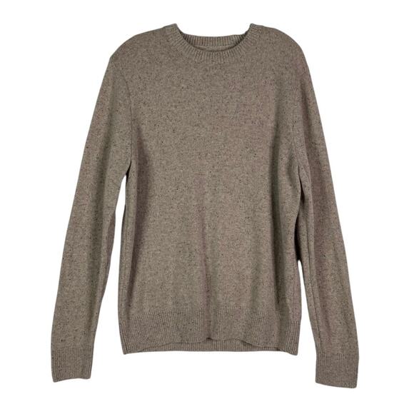 J. Crew Other - J.Crew Donegal Elbow Patch Sweater 05113 Tan Brown Mens Large Lambs Wool